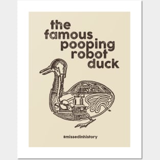 The Famous Pooping Robot Duck Posters and Art